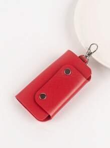 1 mini llavero, llavero minimalista, billetera, estuche para guardar llaves, protector de llaves, bolsa de regalo, llavero de coche, llavero, estuche para llaves, regalos para mujeres