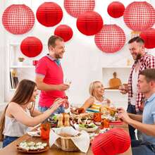6 Peças Lanterna, Lanterna de Papel Vermelho Dobrável, Decoração Pendente Multifuncional Adequada para Festa de Primavera, Aniversário, Decoração de Festa de Casamento