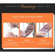BUCICE 纹身贴膜保湿保护凝胶纹身防水保护膜纹身后护理凝胶 - 彩色 - 查看 8