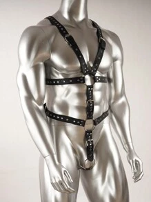 1 pièce Gaine corporelle complète  pour hommes, string et haut  pour hommes, gaine pour hommes
