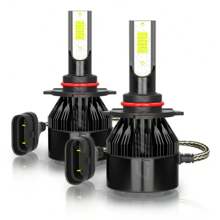 CHUSYYRAY For 2003 2004 2005 Toyota 4Runner - 6X LED Headlight Hi-Lo + Fog Light Bulbs Kit
