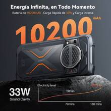 CUBOT KingKong Power 3, NFC, Rugged Smartphone, Android 14, 123dB Speaker, Helio G99,120Hz 6.72 inch Screen, 6GB/ 12GB+256GB,10200mAh Battery