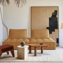 1pc High Density Sponge Single Sofa, Slouchy Person Sofa, Floor Sofa, Casual Lounge Chair, Suitable For Living Room & Bedroom, Lightweight And Easy To Move, Versatile Combination