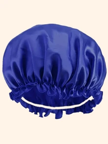 1 件装缎面软帽宽松无檐小便帽睡帽，适合女性自然卷发，纯色涤纶材质，适合春/夏/秋/冬 - 彩色 - 查看 13