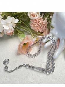 1pc New 45pcs 10mm Muslim Prayer Beads Tasbih  Chain Bracelet