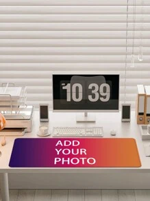 A Customizable Mousepad For Office Use, 60cm*30cm,You Can Add Your Photos To Make Your Own Personal Mousepad