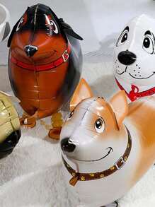 1 Peça Suprimentos para Festa de Aniversário de Cachorrinho, Decorações de Festa de Aniversário com Tema de Balões de Animais, Balões de Animais Andantes, Balões de Cachorro de Estimação