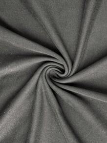 Tween Girl Slogan Print Dark Grey Crew Neck Short Sleeve T-Shirt, 1pc Summer Top Suitable For Tween Girls - Dark Grey - View 5