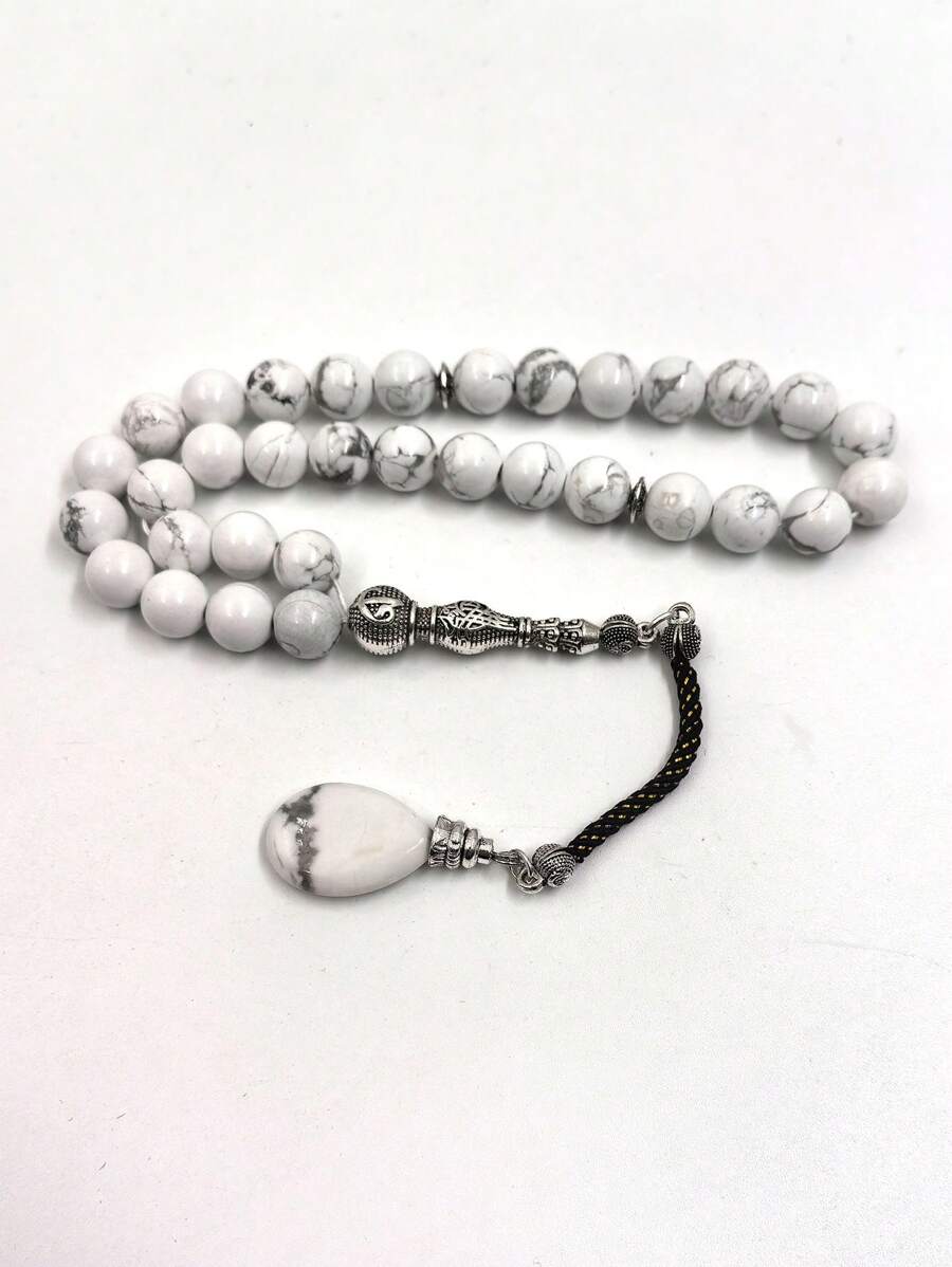 Gift Tasbih Natural HOLOLITE STONE Turquoises Misbaha Isalmic 33 Prayer Beads Arabic Fashion Accessories
