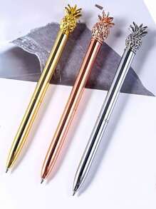 1pc/6pcs/10pcs/20pcs Customized Cute Pineapple Shaped Ballpoint Pens, Suitable For Back To School Supplies, School Event Prizes, Teacher's Day Gifts, Corporate Logo Customization, Shopping Mall Gifts, Hotel Amenities, Restaurant Giveaways, Customized Promotional Ballpoint Pens
