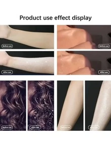 ULTRAMO Brillo Shimmer Spray, Iluminador Líquido Impermeable Para Rostro Y Cuerpo, Resplandor Duradero, Fácil De Aplicar Con Boquilla De Pulverización Para Festivales De Música - 06 Flash - Ver 8