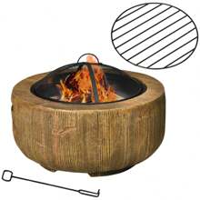 Outdoor Fire Pit - Black - View 2