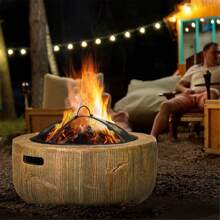 Outdoor Fire Pit - Black - View 1