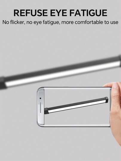 Bright LED Vloer Lamp Adjustable Temperature Dimmable Brightness Moderne Lamps, USB Height Gooseneck St ing Work Verlichting Reading, Office, Living Room, Bedroom, Eyelash Extensions, Facial Spa, Salon Makeup view 7