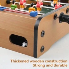 Foosball Game Table 2-In-1 Two-Player Competition With Football Ice Hockey Wooden Board Game Toys - Multicolor - View 8