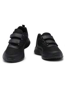 Kids Sports Shoes, Boys' Lightweight Breathable Running Shoes, Girls' School Casual Shoes - Black - View 7
