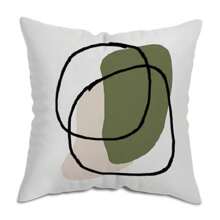 MEMNUN 4pcs Simple Flower Leaf Printed Pillowcases (Pillow Core Not Included), Single-Sided Print, Square Pillow Cover For Living Room Sofa Bedroom Home Decor Cushion Cover Gifts Birthday Graduation
