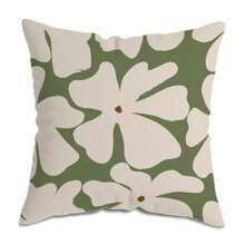MEMNUN 4pcs Simple Flower Leaf Printed Pillowcases (Pillow Core Not Included), Single-Sided Print, Square Pillow Cover For Living Room Sofa Bedroom Home Decor Cushion Cover Gifts Birthday Graduation