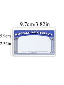 Transparent PVC Waterproof Medical/Social Security Card Protector - Clear Vinyl Plastic Card Sleeve, Suitable For Insurance Cards, Social Security Cards, Metro Cards, Driving Licenses Or Other Cards, Can Be Used As Card Holder, Business Card Holder, Credit Card Holder, ID Card Holder, Unisex. - Clear - View 6
