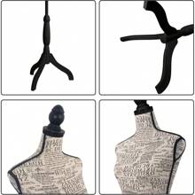 Female Mannequin Body, Dress Form Sewing Mannequin Torso With Adjustable Tripod Stand, Manikin Dressmakers Dress Jewelry Display(Fabric) - Vải vóc - Xem 3