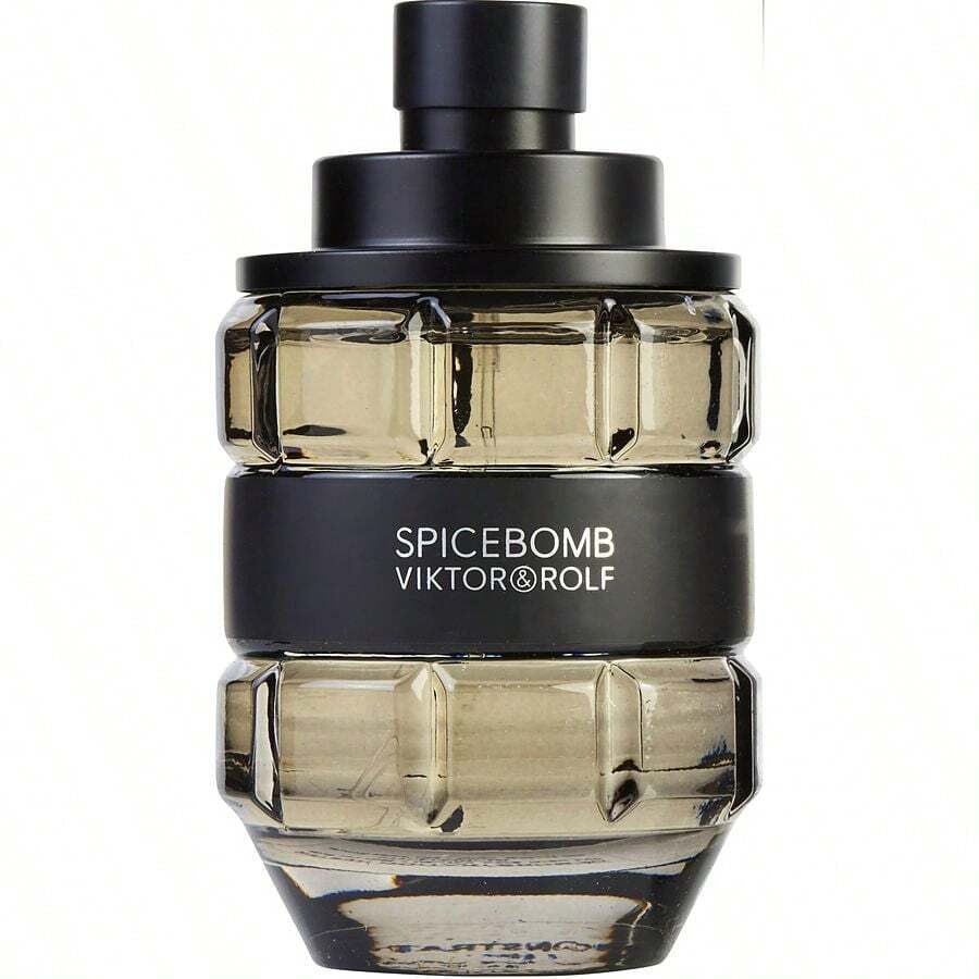 Spicebomb By Viktor & Rolf Elemi, Pink Pepper, Grapefruit, Bergamot, Paprika, Cinnamon, Saffron, Leather, Tobacco, Vetiver Men Edt Spray 3 Oz *Tester 2012 Daytime 3 Oz Fragrance - 無色 - 查看 1