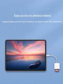 2-in-1 Typ-C Smartcard-Leser, USB 3.0, universeller OTG-Kartenleser, unterstützt SD/TF-Karten