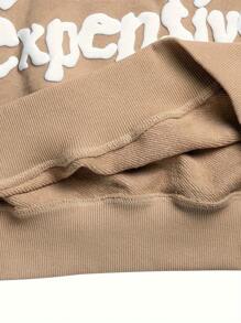 Unisex Casual  Print Hooded Sweatshirt - Cozy Long Sleeve Top For Autumn And Winter With Kangaroo Pockets And Adjustable Drawstrings