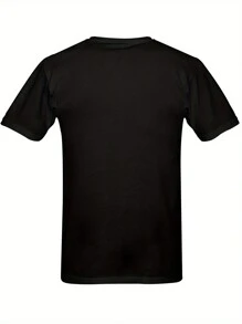 Borracho Pero Buen Muchacho Funny Spanish Saying Quote T-Shirt, Premium Men's Cotton Tee, 220g Pure Cotton, Soft, Stylish, And Versatile, Perfect For Casual Wear, Day Trips, Or Weekend Fun - 黑色 - 查看 3