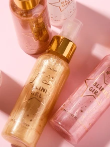 ULTRAMO Brillo Shimmer Spray, Iluminador Líquido Impermeable Para Rostro Y Cuerpo, Resplandor Duradero, Fácil De Aplicar Con Boquilla De Pulverización Para Festivales De Música - 06 Flash - Ver 5