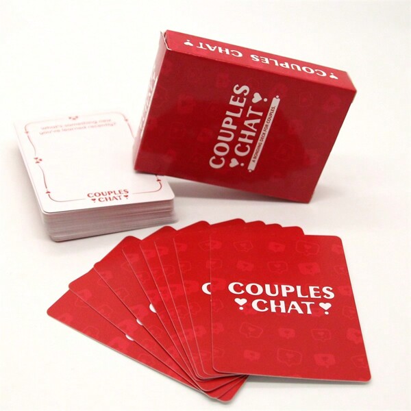 1PC Dating Game Cards For Two, Full Of Meaningful Conversations, Promote Relationships, Perfect For Date Nights, Valentine's Day, Christmas Gifts, Game Gifts, Couple Conversation Game Props