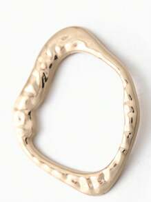 1pc Asymmetrical Metal Custom Designed Large Hijab Scarf Clip Holder Women Brooch - Multicolor - View 14