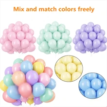 10/20/50/60/80 peças, (balões Macaron de 5 pol./12 pol.), Azul/Rosa, Balões Miniatura Mistos de Cores Variadas, Balões Macaron Multicoloridos para Decoração de Festa de Aniversário, Casamento, Noivado, Aniversário, Arco