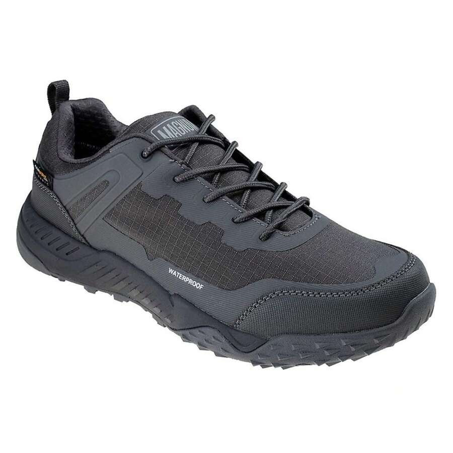 Magnum Mens Bondsteel Waterproof Tactical Shoes (Dark Grey) - Dark Grey - View 1