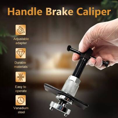 NetHong Universal Disc Handle Brake Caliper Piston Rewind Thread Wind Back Tool Set