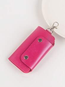 1 mini llavero, llavero minimalista, billetera, estuche para guardar llaves, protector de llaves, bolsa de regalo, llavero de coche, llavero, estuche para llaves, regalos para mujeres