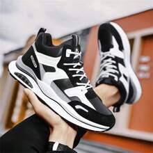 Neue Herrensportschuhe für den Alltag, klassisches vielseitiges Design, atmungsaktives Schnürung-Obermaterial, bequemes Futter, rutschfeste und strapazierfähige Laufsohle, geeignet für Outdoor-Freizeitsport