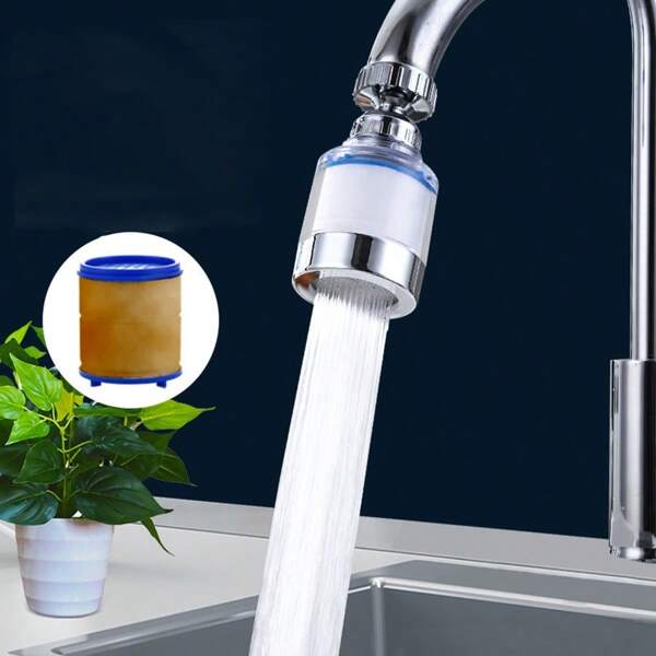 1 Set di Testa Antispruzzo per Rubinetto, Filtro Rotante a 360 Gradi Pressurizzato, Aeratore Universale per Cucina e Bagno, Dispositivo Esteso per Risparmio Idrico, Decorazione per Bagno e Autunno, Ritorno a Scuola
