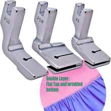 Industrial Sewing Machine Presser Foot P5 P50 P5W Pleated Presser For Thick Material Sewing Machine Accessories