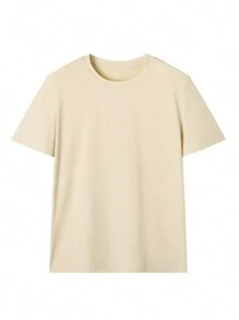 Camiseta casual de cuello redondo de manga corta con eslogan impreso para mujer, adecuada para primavera y verano, de moda y versátil para uso diario. Camisetas gráficas para mujer, atuendos de vacaciones, top blanco, top negro, top rosa