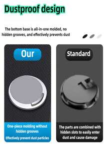 Magnetic Door Stopper, Brand New Silent Floor Door Stop With Lighting Anti-Kick Design, Easy Installation, Effective Prevention Of Tripping For Children And Elderly, Rust & Dust Proof - Multicolor - View 12