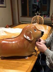 1 Peça Suprimentos para Festa de Aniversário de Cachorrinho, Decorações de Festa de Aniversário com Tema de Balões de Animais, Balões de Animais Andantes, Balões de Cachorro de Estimação