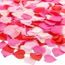 3000 pezzi di ritagli di carta a forma di cuore per San Valentino, decorazioni per matrimoni - anniversari, forniture per feste di compleanno, decorazioni per scene di festa, forniture per decorazioni per feste, decorazioni natalizie, decorazioni per matrimoni, cerimonie di laurea e altre decorazioni per eventi multipli
