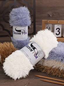 1PC Yarn Double-Sided Velvet Crystal Velvet Three Strand Suitable For Sweaters, Scarves, Jackets, Shawls, Seat Cushions - Multicolor - View 8