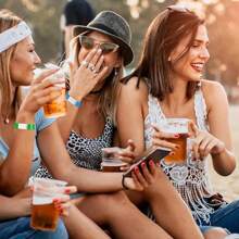 1000/200/100pcs/Set Waterproof Paper Wristbands, Colorful Wrist Bands For Sports Events, Parties, Competitions, Colorful Paper Wristbands, Suitable For Activities, Parties, Concerts, Music Festivals, Markets, Clubs, Holidays