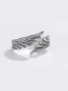 1 pièce Anneau ajustable géométrique en forme d'étoile pour homme, style punk européen et américain, hip hop. Idéal pour les banquets, les fêtes et les rendez-vous