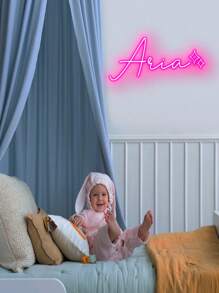 1 sztuka, niestandardowy neonowy znak LED dla dzieci - 9 stylów wzorów do wyboru, prezenty dla dziewcząt i chłopców, spersonalizowana dekoracja pokoju, prezenty neonowe, kolorowe neonowe znaki 3D, niestandardowe neonowe znaki, stylowe prezenty świąteczne, nowoczesne, kolorowe, kawaii, urocze, słodkie, swobodne, niestandardowe, spersonalizowane, wyjątkowe, dostosowane, syn, córka, na dzień dziecka, sypialnia, salon powrót do szkoły