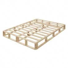 Home Design Clara 8" Wood Box Spring - Black/White - View 5