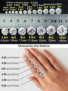 1 Pièce Moissanite Rhinestone Bague De Fiançailles Bague De Mariage Pour Femmes S925 Bague De Promesse En Argent Sterling Bague D'éternité Anniversaire Bijoux De Luxe Cadeau Bijoux De Mariée