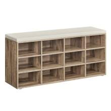 VASAGLE Shoe Changing Stool - Camel - View 2