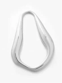 1pc Asymmetrical Metal Custom Designed Large Hijab Scarf Clip Holder Women Brooch - Multicolor - View 15